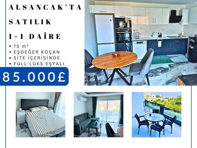 GİRNE ALSANCAK TA 1+1 SATILIK DAİRE